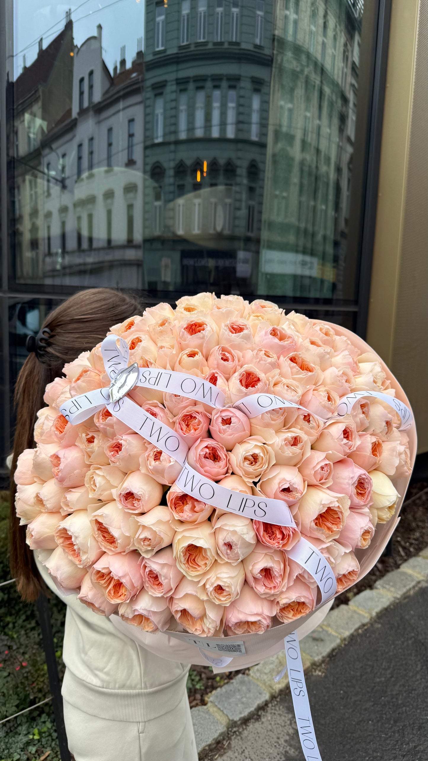 Premium peony roses Juliet