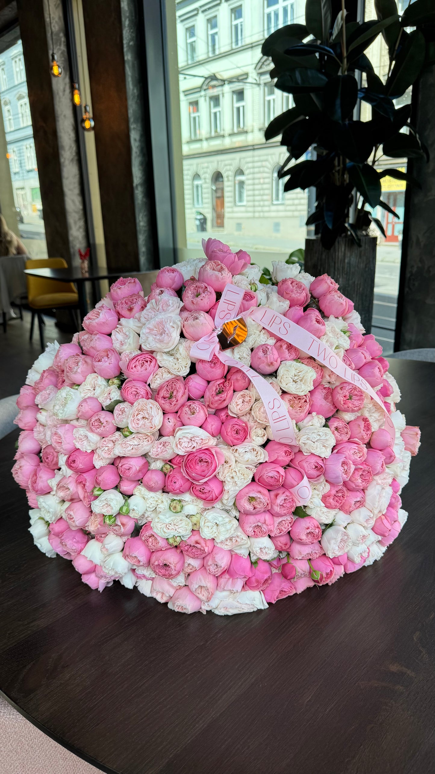 Mix of peony roses
