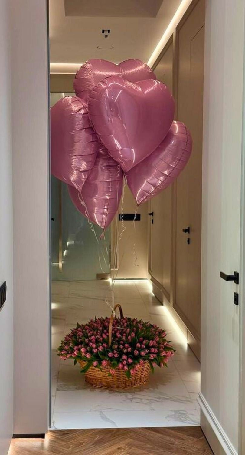 Pink heart 50 cm