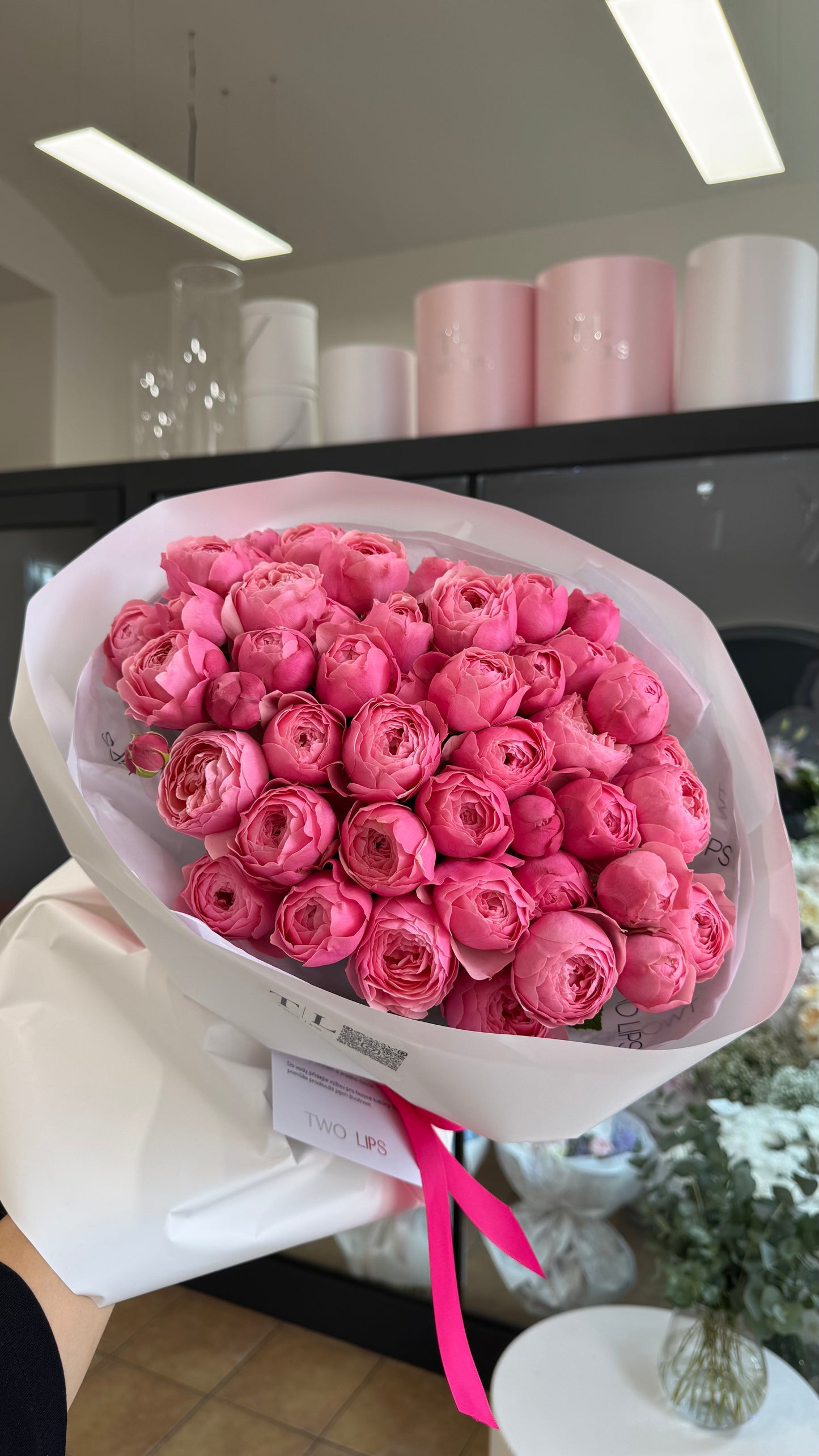 Kytice pivoňkových růží «Sweet love»