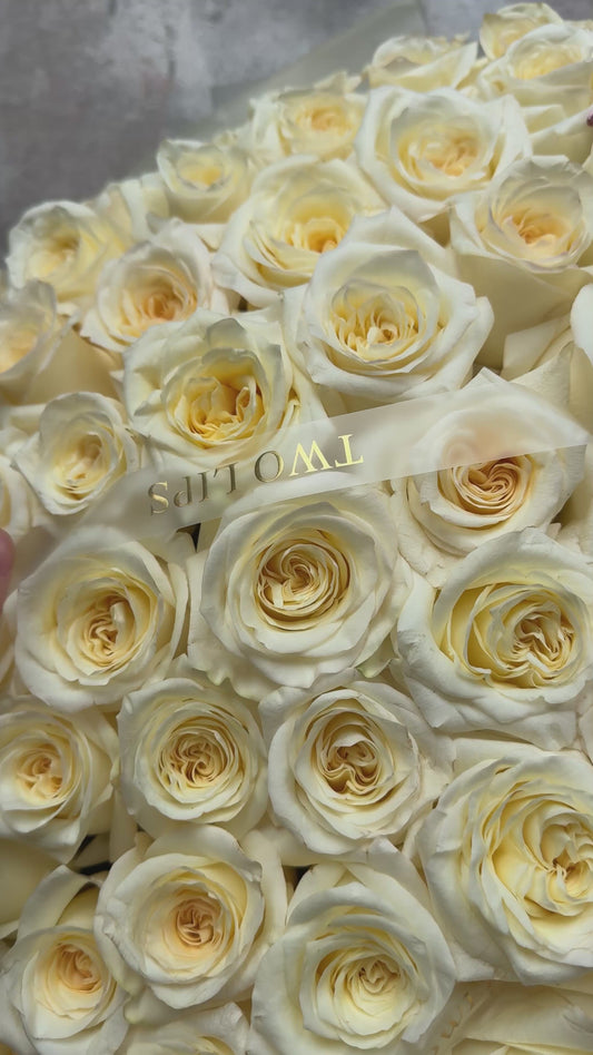 201 roses in a basket